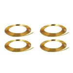 Golden ABS Car Vent Accessories Reusable Decorative Strip for Air Conditioning