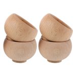 Reusable Wooden Pincushion Base with Japanese Design for Home Craft Use