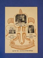 1937 Boy Scouts Robert & Olave Baden Powell New Year Card in excellent condition