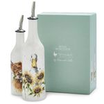 Wrendale Designs Olive Oil & Vinegar Bottle Set Fine Bone China Kitchen Gift