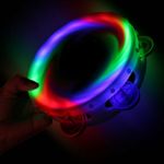 Sensory Led Round Light Up Flashing Tambourine Shaking Sensory Toy