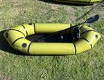 Anfibio Alpha XC Packraft with Anfibio Fly ultralight paddle