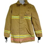 Fire Woman Jacket Brown Fire Service Fighters Coat Rescue Uniform Tunic New