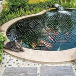 20pcs Floating Pond Protector Cover Net Guards Protection From Herons Cats Birds