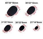 10Pcs  Mini Sponge Foam Microphone Headset Sponge Windscreen Mic Cover 6-8mm.