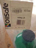Oil Safe Utility Lid GREEN Colour for OilSafe Fluid Storage System