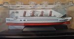New Minature Cruise Ship Model In Display Case
