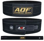 AQF Weight Lifting Leather Belt Back Support Power Gym Training Strength Gear