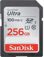 SanDisk 256GB Ultra SDXC card up to 100 MB/s speed UHS-I Class 10 U1 memory card