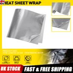 Exhaust Reflective Heat Shield 30 x 60 cm for Motorbike Car - Self Adhesive Uk