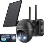 ieGeek Outdoor Wireless Solar Security Camera 360° PTZ WiFi Battery Powered CCTV