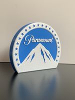 Paramount Style Logo - Fathers Day Gift Movie Film Studio Birthday - 3d Printed