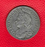 1658 Oliver Cromwell Commonwealth of England: Crown: Modern Museum Specimen Coin