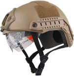 Military Tactical Protective MH Helmet SWAT Airsoft Paintball Fast Helmet Goggle