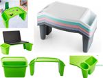 Children Kids Lap Desk With Pocket Tray Multipurpose Activity Table Laptop Slots
