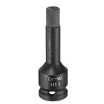 11mm Hex Impact Bit Socket H11 1/2" CR-MO Steel Drive Sockets Hex Socket Adapter