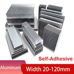 Width 20-120mm Aluminum Heat Sink Cooler PowerTransistor Heat Dissipation