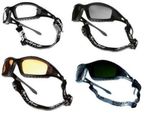 Bolle TRACKER II Safety Glasses Goggles Anti Mist & Scratch Case Bag Head Strap