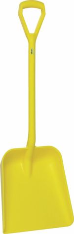 Vikan Large Lightweight Plastic Shovel Yellow Snow Feed Grain Stable Yard Tool