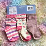 Carter’s Starters 3 Pair Multipack Ankle Socks 2-3 years Girls Bunny Multi