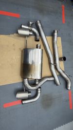 Milltek 3” Stainless Steel Cat Back Exhaust Ford Focus Mk3 RS With Titanium Tips