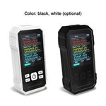 EMF Meter RF Detector Electric Magnetic Field Strength Monitor Alarm Black