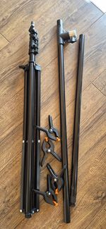 Photography Backdrop Stand Kit Adjustable Background Support System