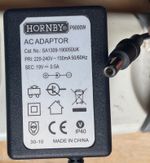 Hornby P9000W Mains Power Supply Adaptor For R8250 Train Speed Controller T&W