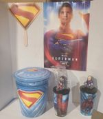 NEW Superman 2025 James Gunn REGAL Collectors Popcorn 2 Cups PROMO FAN POSTER 
