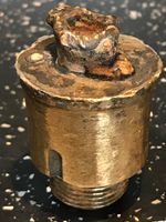 Genuine World War 2 Battle of Britain Shrapnel Anti Aircraft flack heavy brass