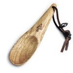 Hand Carved Wooden Spoon Natural Woodcraft Utensil Bushcraft Outdoor Camping EDC
