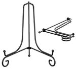 Sturdy Adjustable Metal Display Stand Fossil Mineral Crystal Gem Agate Strong