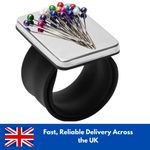 Magnetic Wrist Snap Sewing Pin Cushion Pins Holder Silicone Strap Bracelet