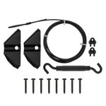 Anti-Sag Gate Kit for Wooden Gates Door Fence Gate Repair Cable Support Kit