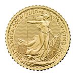 Gold Coin 1/10 Oz 999.9 Fine Gold Royal Mint Britannia 2026 Bullion Investment