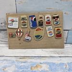 Vintage Pepsi Cola Job Lot Bundle Advertising pin badges    80s etc  x12