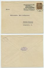 75899 - advertising stamp: Imperial exhibition textile and clothing - Berlin 29.3.1937