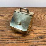 RARE ANTIQUE BRASS MINIATURE APPRENTICE PIECE TRADESMAN SAMPLE COAL SCUTTLE