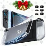 Switch 2 Protective Case for Nintendo Switch 2 Case +Screen Protector+Thumb Caps