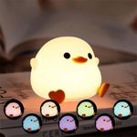 Squishy Silicone LED Squishy Animal Night Lamp 7 Colors Bedside Lamp  Nursery