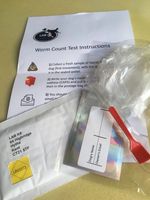 Dog Lungworm Test Kit Canine Worm Count Kit, Worm count, Worming kit FREE POST