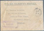 Mandate official mail: stampless 20 Sept 1931 postmarked cover on OHMS official