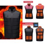 Heated Vest Warm Gilet Winter Men Women Electric USB Jacket Heating Coat Thermal