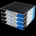 BLACK VINYL  SUSPENDED CEILING TILES  595x595mm  48 Tiles  6 BOXES OF 8