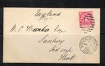 Cape Of Good Hope #60 Used On Rare Boer War Cover First Mail Out Of Kimberly