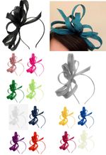 Vegan Fascinator on Headband Wedding Royal Ascot Races Bespoke Sinamay Hair Band