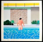 David Hockney Lithograph COA Original Hand-Signed Numbered In Pencil