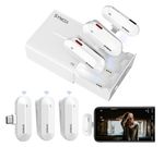Synco 2.4GHz Lavalier Microphone P2T Dual Mic with Charging Case For Smartphone