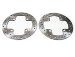 2x Rear Disc For Yamaha YFM 550 / 700 grizzly