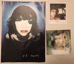PJ HARVEY Promotional x3 Postcard Material Polaroid The Wind Letter Uh Huh Her